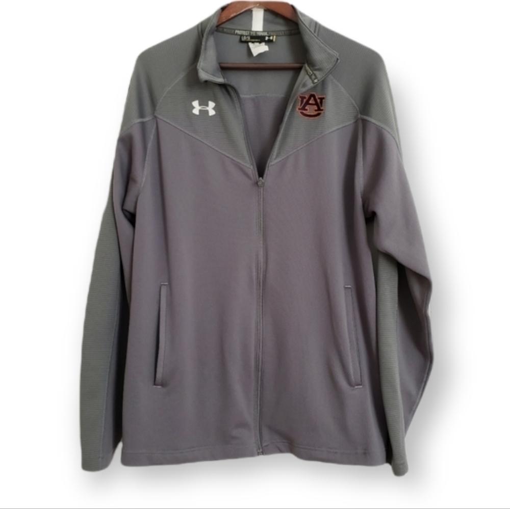 Under Armour Auburn University gray jacket SEC NCAA Coach Issue Size Large